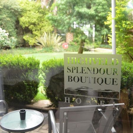 Highveld Splendour Boutique Bed And Breakfast Ermelo Dış mekan fotoğraf