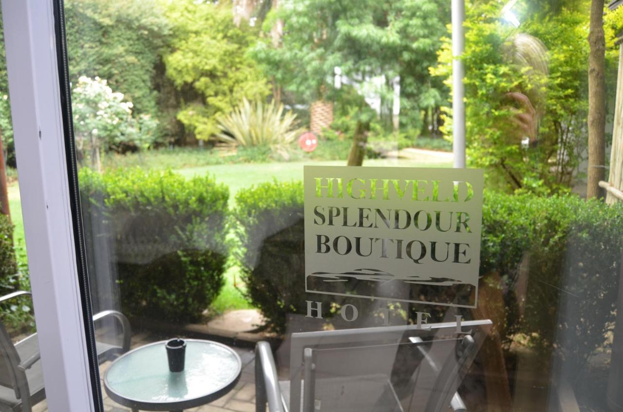 Highveld Splendour Boutique Bed And Breakfast Ermelo Dış mekan fotoğraf